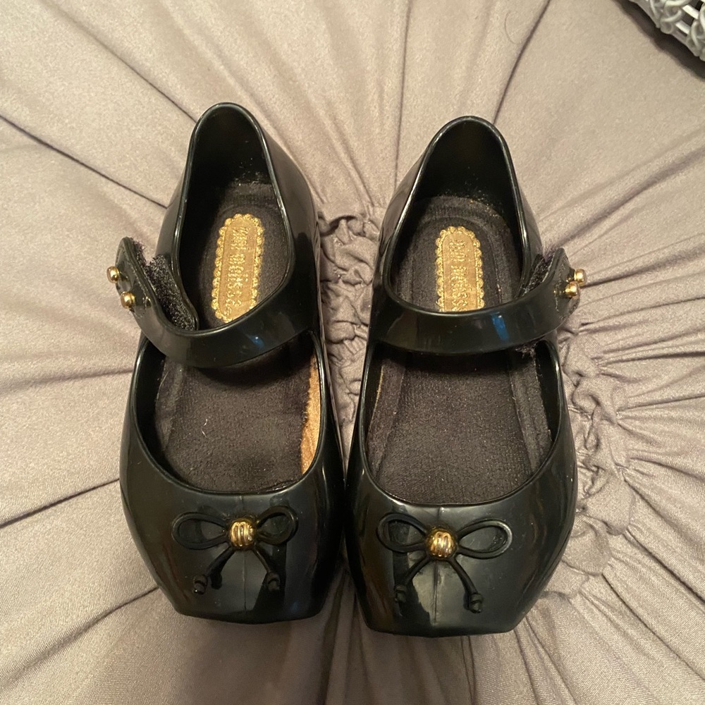 Mini Melissa black shoes 5C
